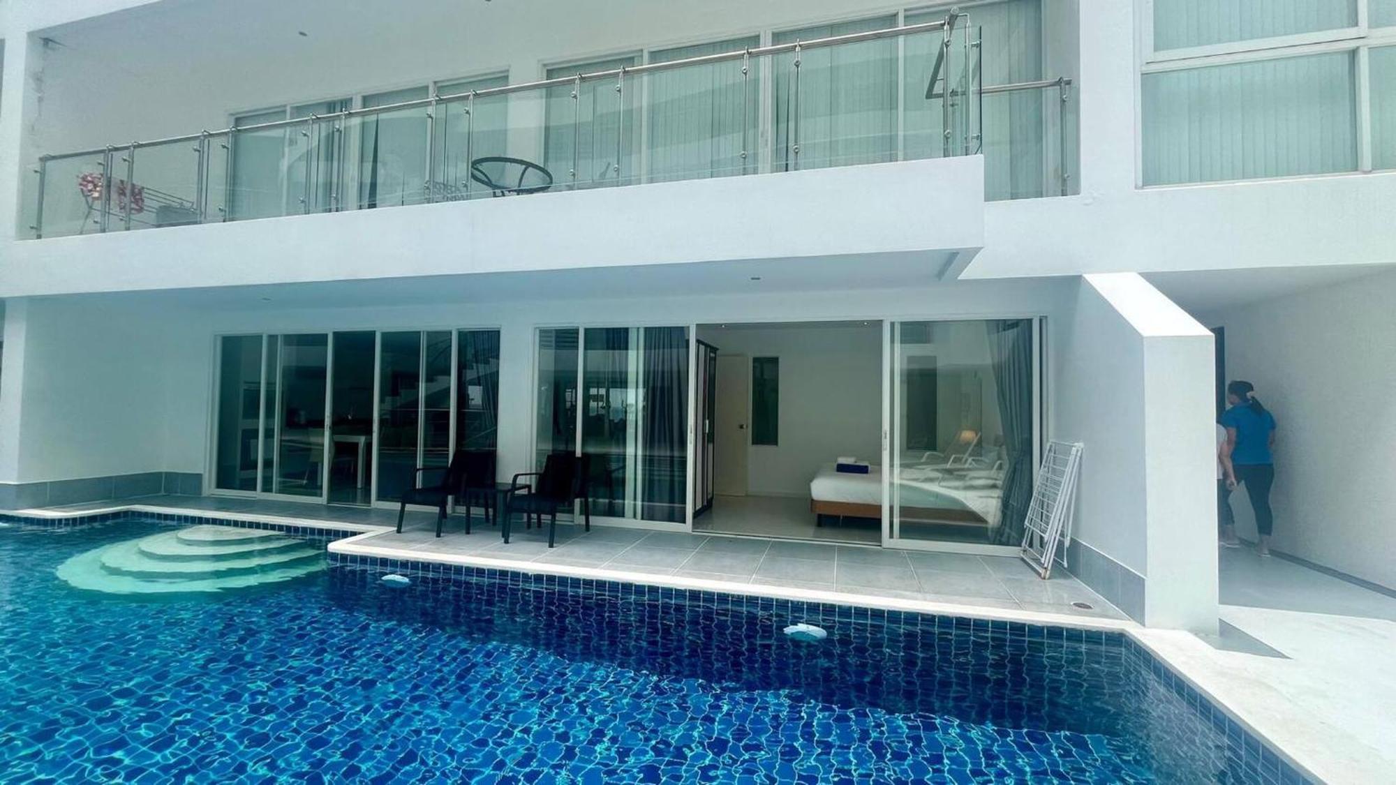 B14 Pool Access Partial Seaview 2brs 1 Bath Karon Appartamento