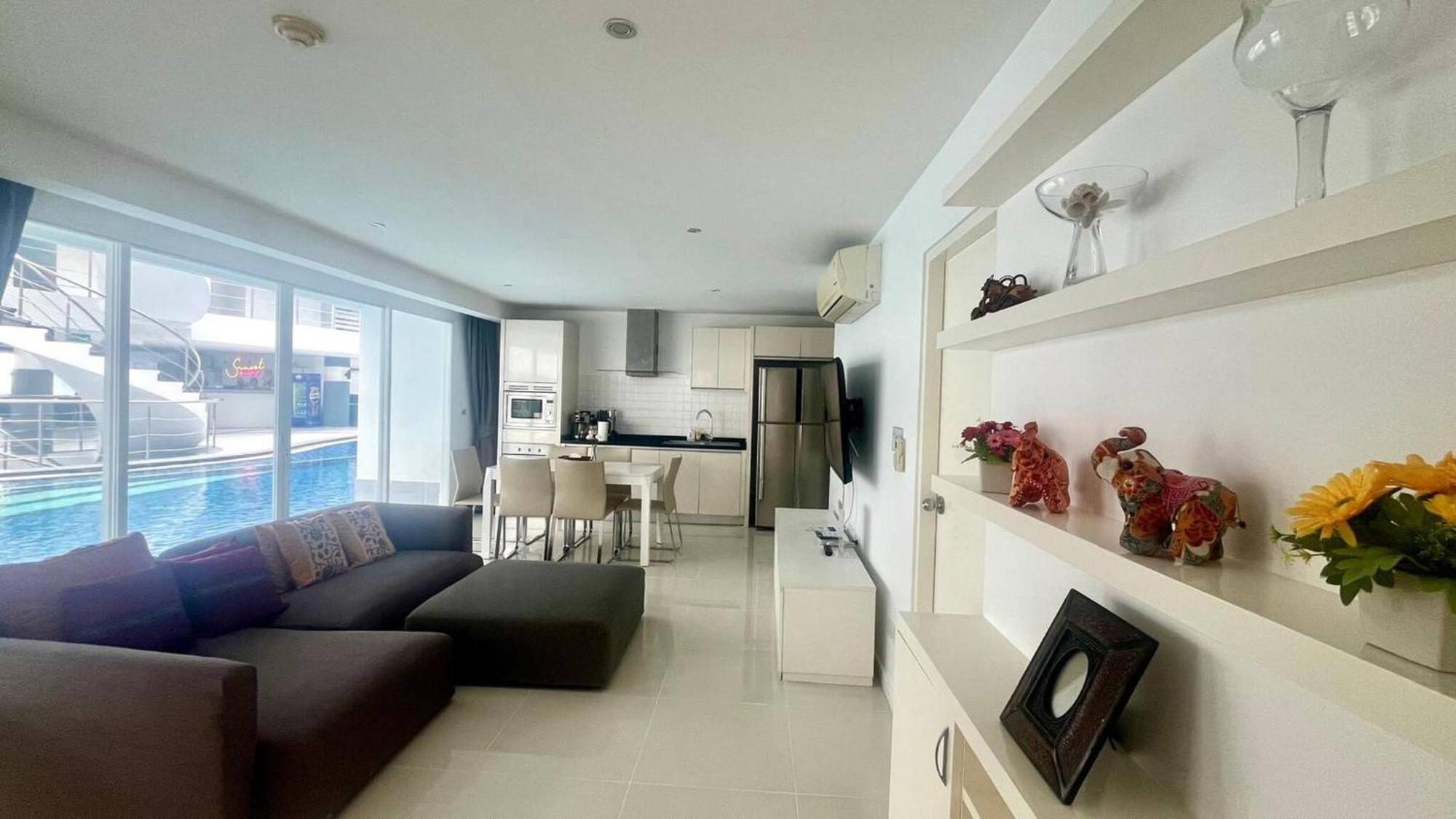 B14 Pool Access Partial Seaview 2brs 1 Bath Karon Appartamento